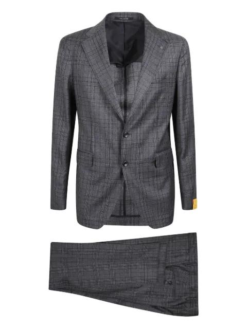 checked two-piece suit by TAGLIATORE