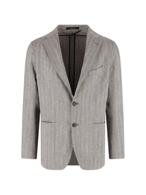 chest-pocket single-breasted blazer by TAGLIATORE