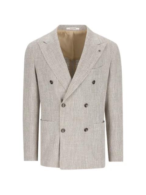 double-breasted button blazer by TAGLIATORE
