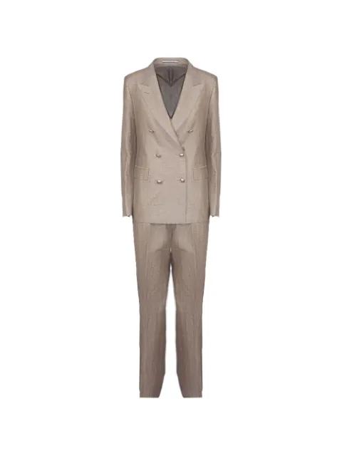 double-breasted buttoned suit by TAGLIATORE