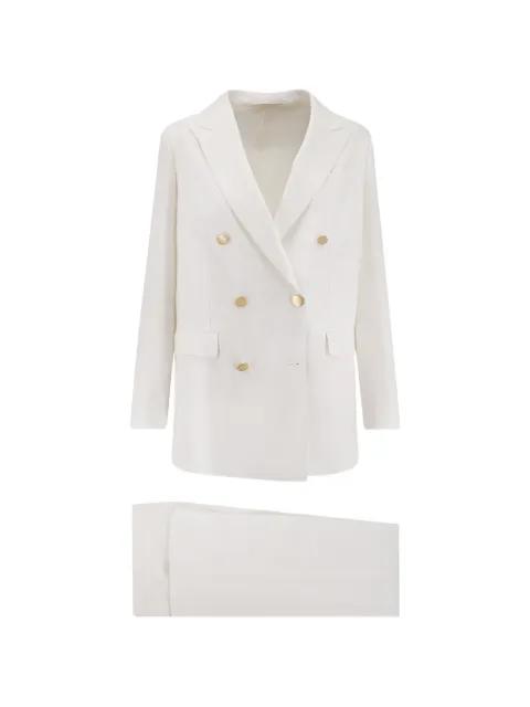 double-breasted buttoned suit by TAGLIATORE
