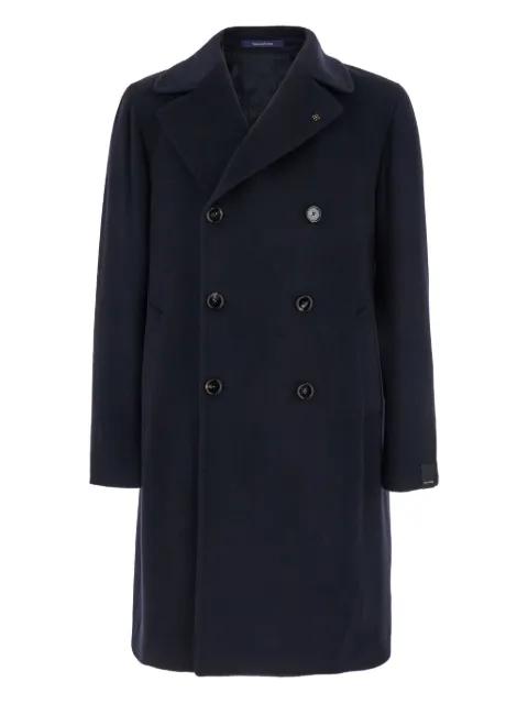 double-breasted cashmere coat by TAGLIATORE