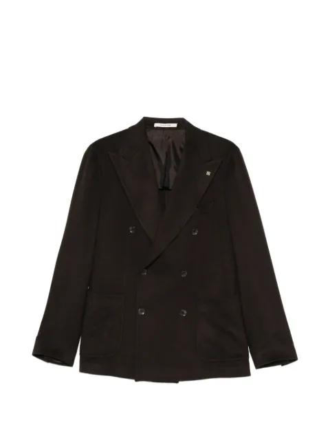 double-breasted peak-lapel blazer by TAGLIATORE