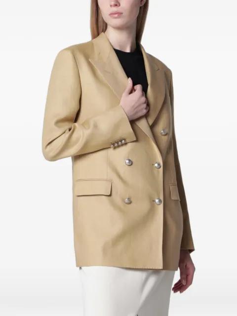 double-breasted peak-lapel blazer by TAGLIATORE