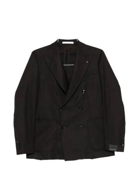 double-breasted peak-lapel blazer by TAGLIATORE