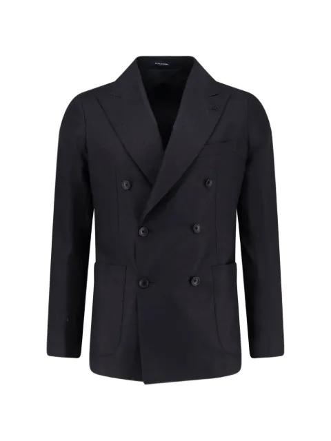 double-breasted peak-lapel blazer by TAGLIATORE
