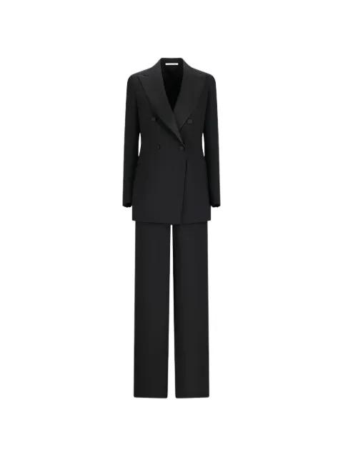 double-breasted peak-lapel suit by TAGLIATORE