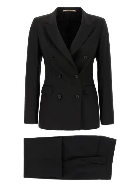 double-breasted peak-lapel suit by TAGLIATORE