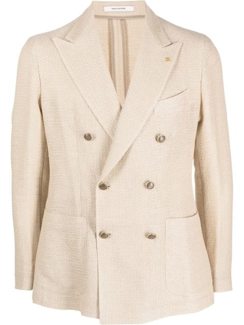 double-breasted peak-lapels blazer by TAGLIATORE