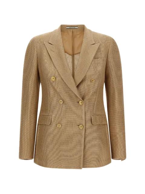 double-breasted peak-lapels blazer by TAGLIATORE