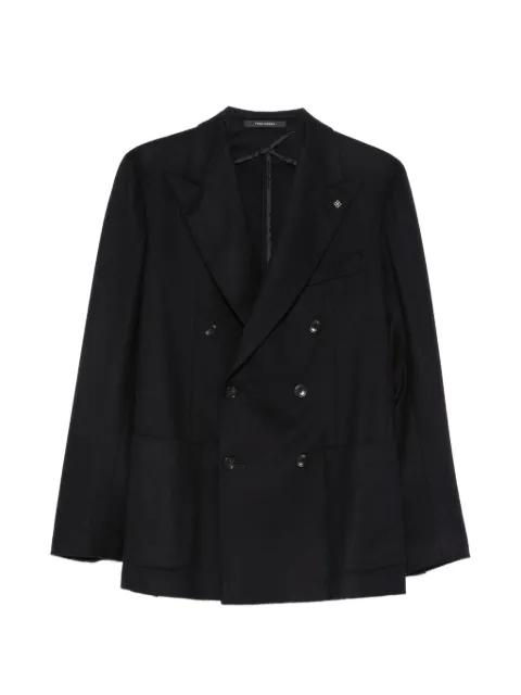double-breasted peak-lapels blazer by TAGLIATORE