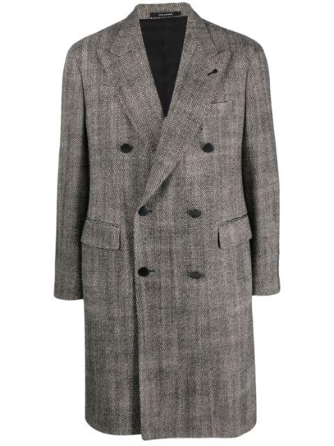 double-breasted peaked coat by TAGLIATORE