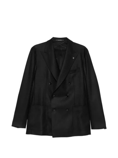 double-breasted peaked-lapel jacket by TAGLIATORE