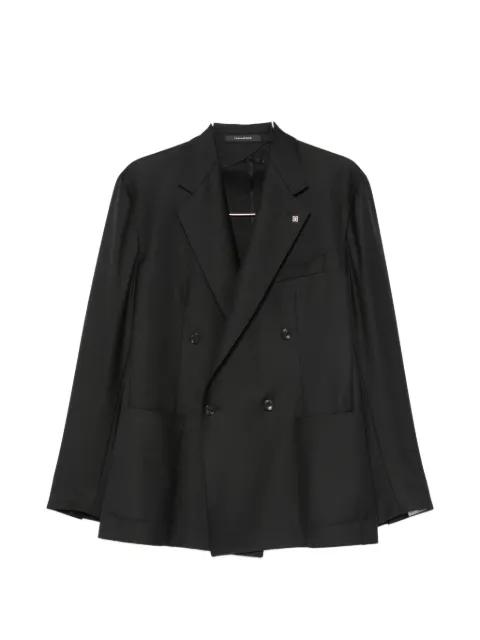 double-breasted peaked-lapels jacket by TAGLIATORE