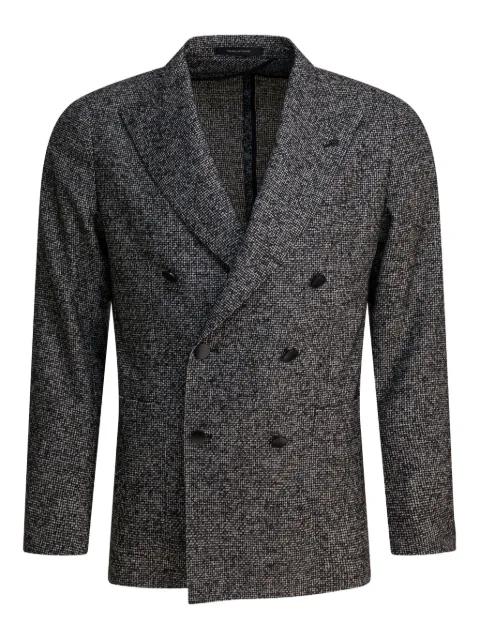 double-breasted textured jacket by TAGLIATORE