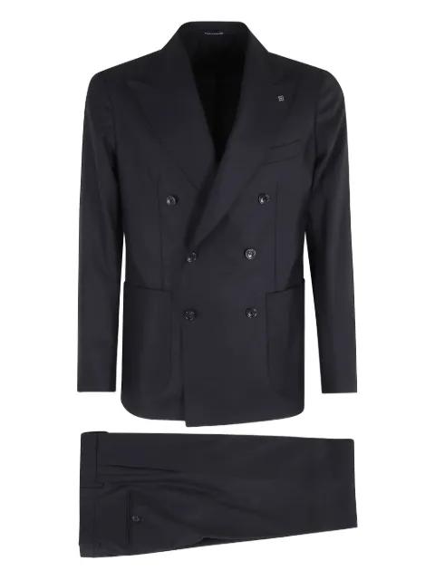 double-breasted two-piece suit by TAGLIATORE