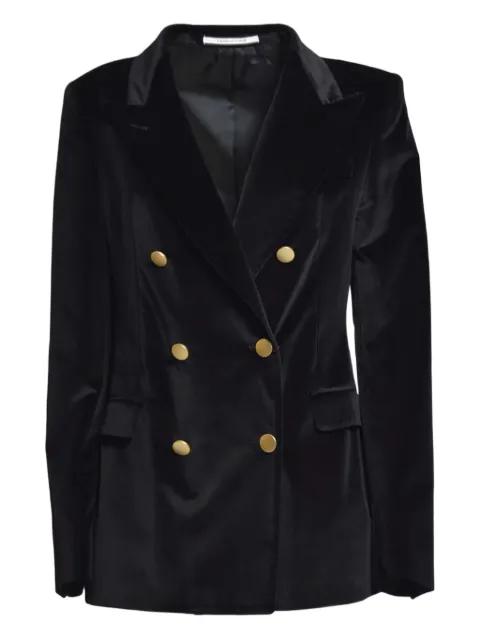 double-breasted velvet blazer by TAGLIATORE