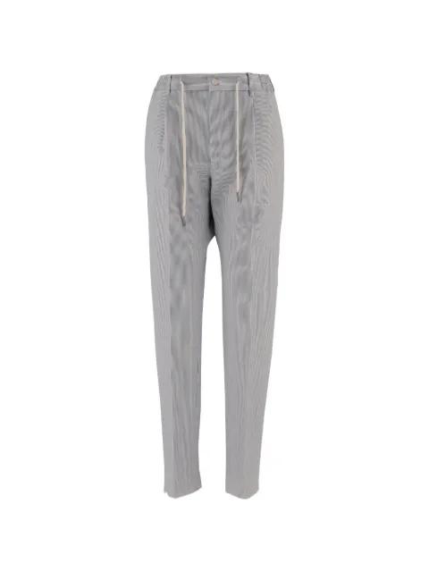 drawstring striped trousers by TAGLIATORE