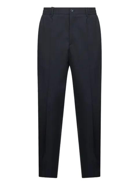 elasticated waistband pressed trousers by TAGLIATORE