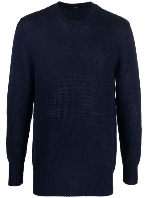 fine-knit cotton jumper by TAGLIATORE