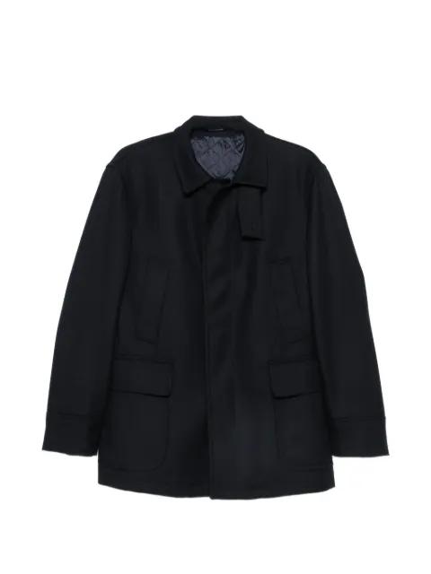 flap-pocket coat by TAGLIATORE