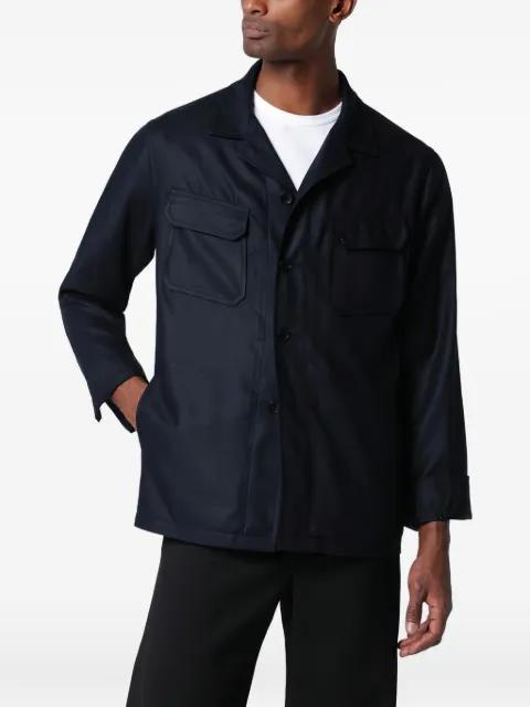 flap-pocket shirt jacket by TAGLIATORE