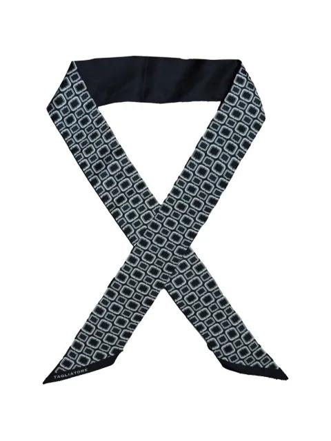 geometric-print neckerchief by TAGLIATORE