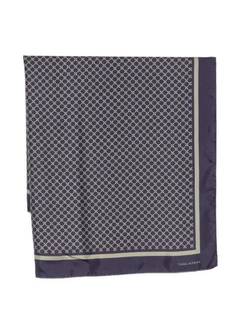geometric-print scarf by TAGLIATORE