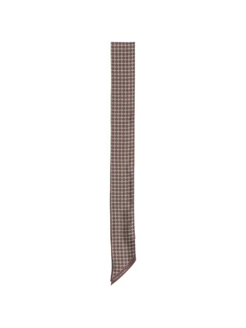 geometric-print scarf by TAGLIATORE