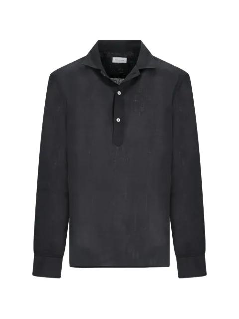half-placket long-sleeve shirt by TAGLIATORE