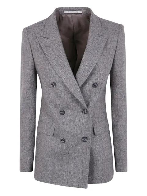 herringbone double-breasted jacket by TAGLIATORE