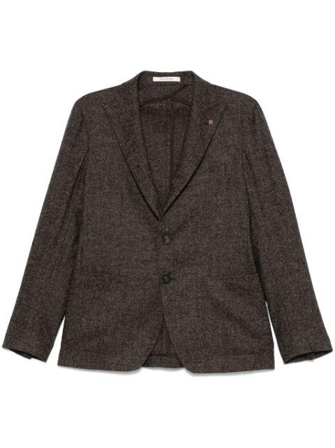 herringbone-pattern blazer by TAGLIATORE