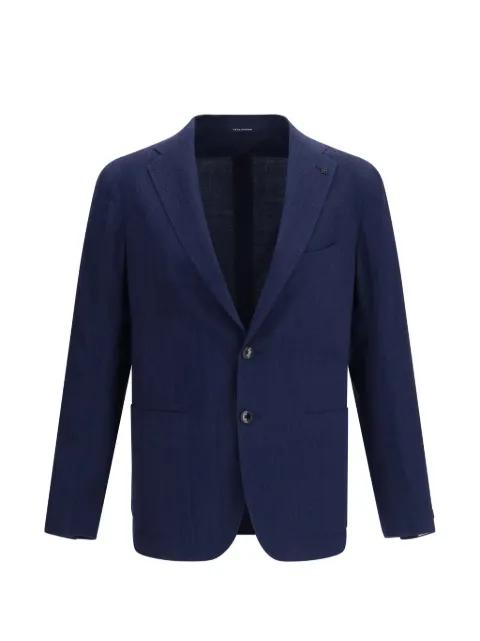 herringbone-pattern blazer by TAGLIATORE