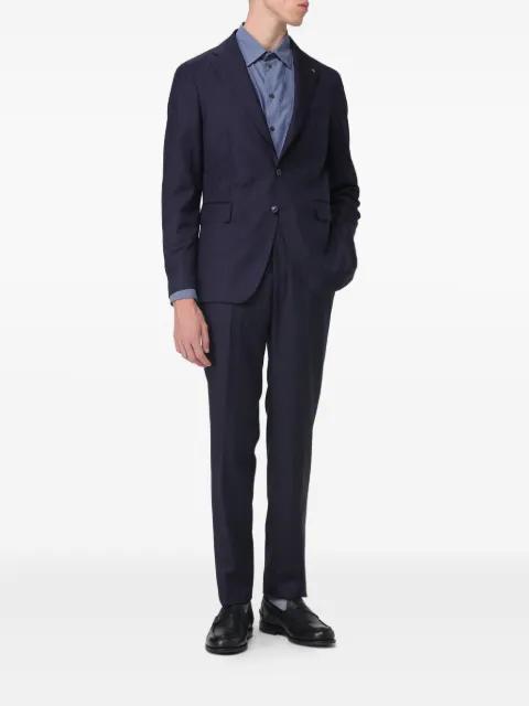 herringbone suit by TAGLIATORE