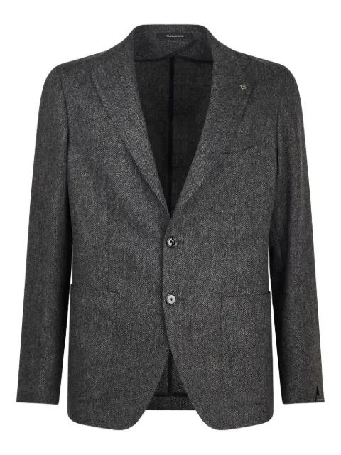 herringbone two-button blazer by TAGLIATORE