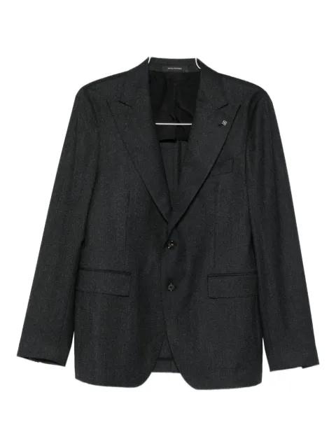 herringbone two-piece suit by TAGLIATORE