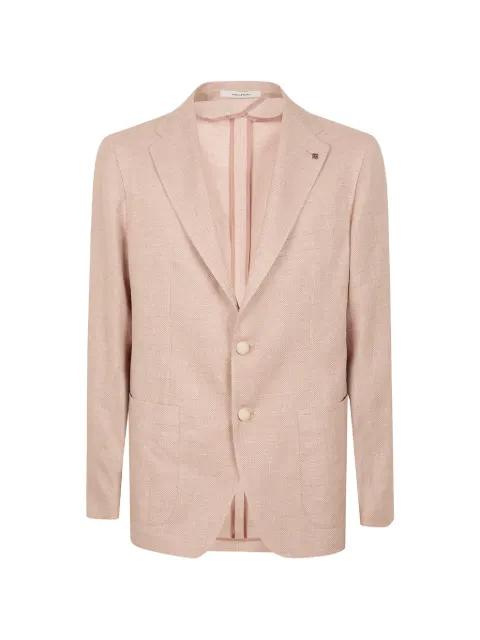 herringbone-weave blazer by TAGLIATORE