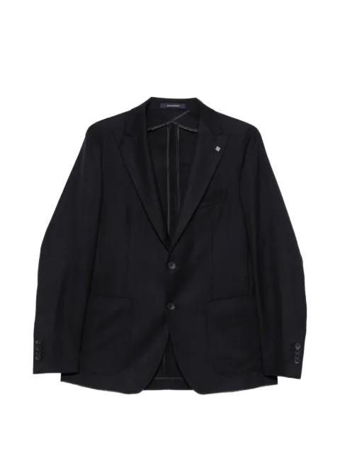 herringbone-weave blazer by TAGLIATORE