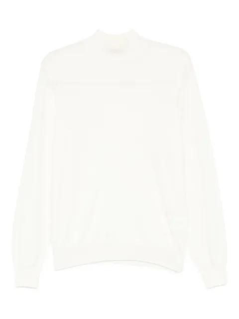 high-neck long-sleeve sweater by TAGLIATORE