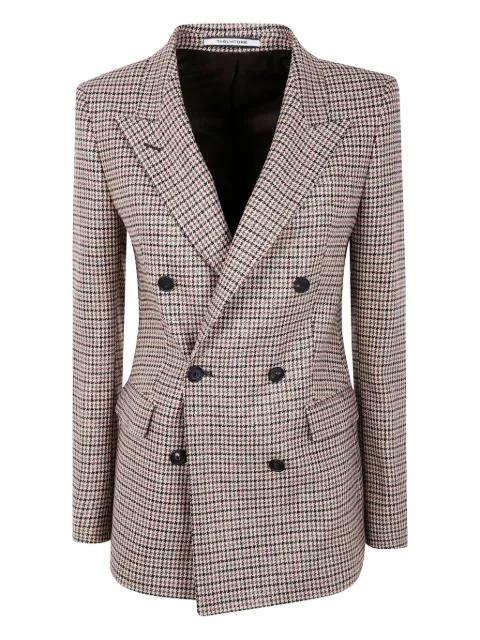 houndstooth double-breasted blazer by TAGLIATORE