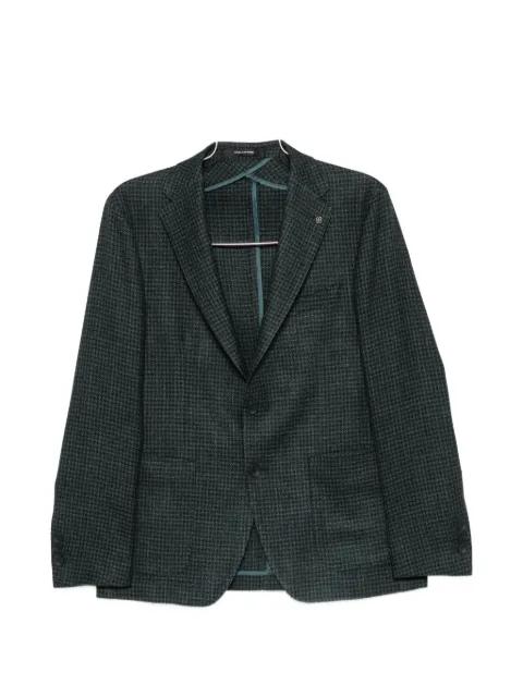 houndstooth-pattern blazer by TAGLIATORE
