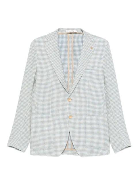 houndstooth single-breasted blazer by TAGLIATORE