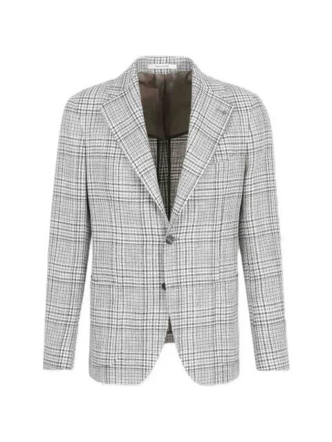 houndstooth single-breasted blazer by TAGLIATORE