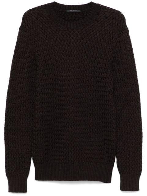 interwoven sweater by TAGLIATORE