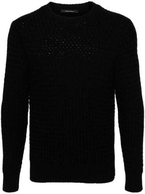 interwoven wool jumper by TAGLIATORE