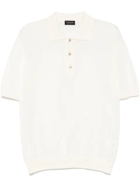 knitted polo shirt by TAGLIATORE