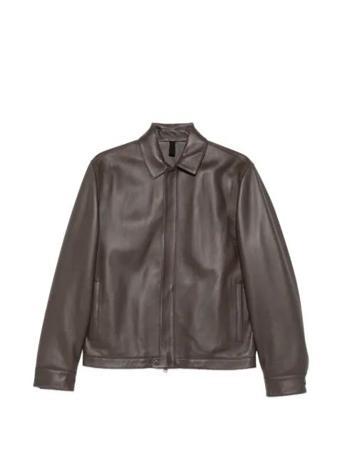 leather jacket by TAGLIATORE