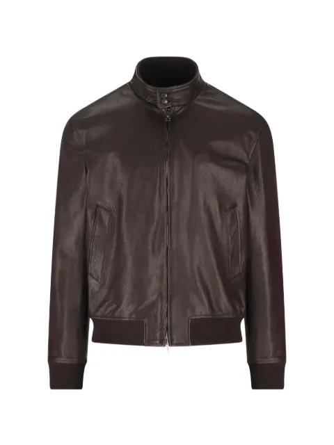 leather jacket by TAGLIATORE