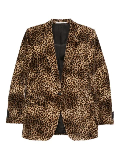 leopard-print blazer by TAGLIATORE