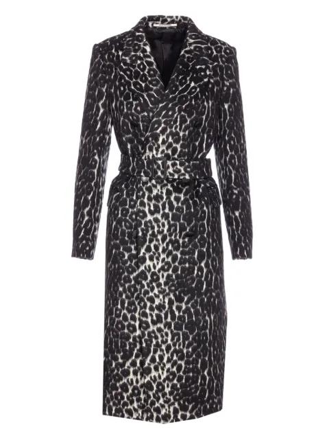 leopard-print coat by TAGLIATORE
